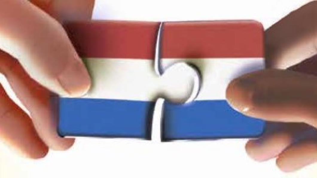 Puzzelstukjes Nederlandse vlag
